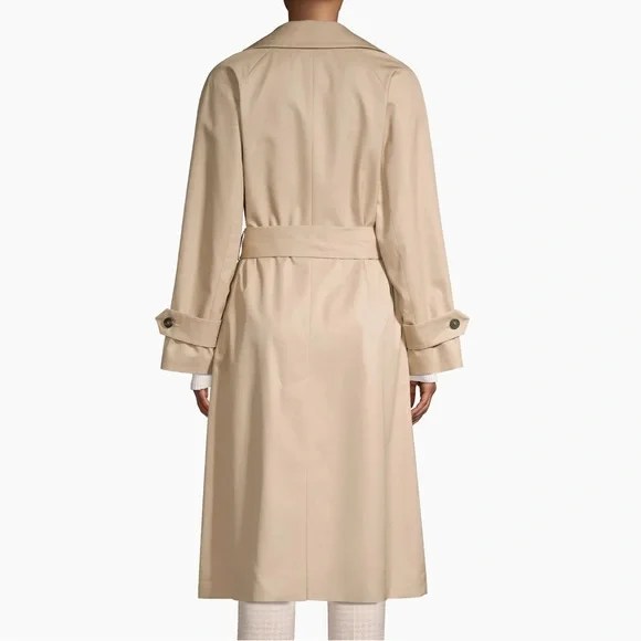 NWT Peserico Double Breasted Trench Coat